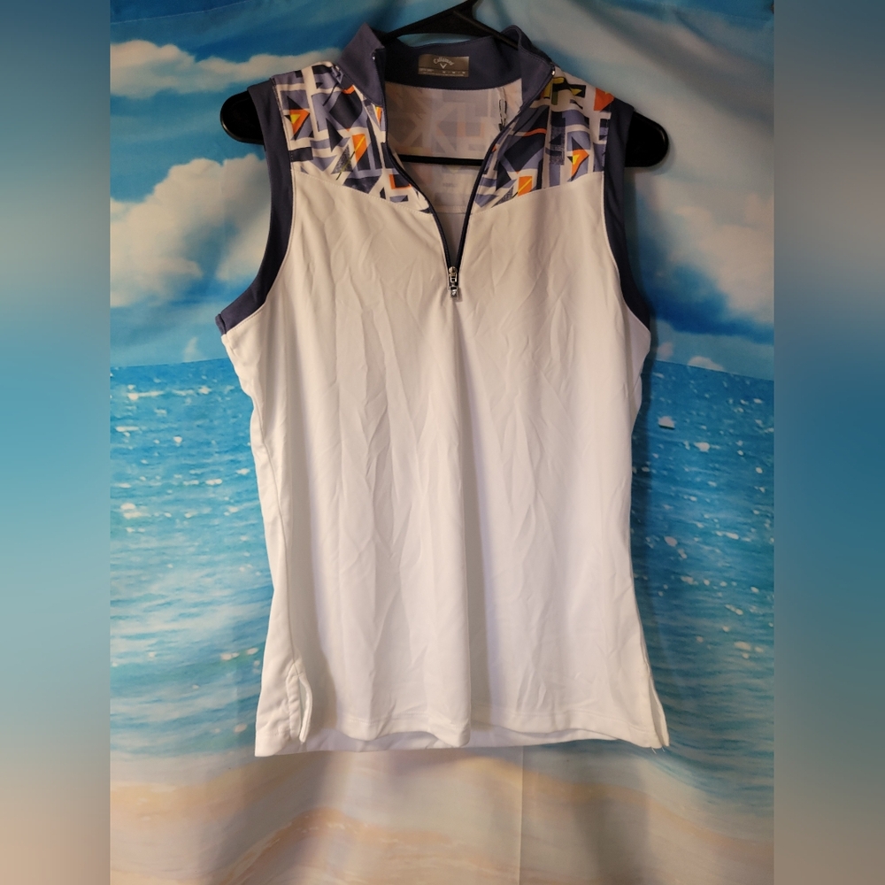Callaway NWT‎ women's Golf Sleeveless Polo NWT Size Medium